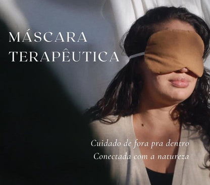 Mascara com sementes e ervas para olhos
